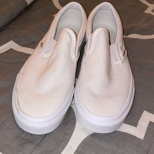 Brand new never been worn white vans